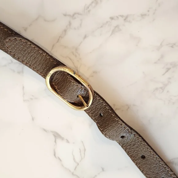 Gucci Vintage Sherry Line GG Bucket Bag